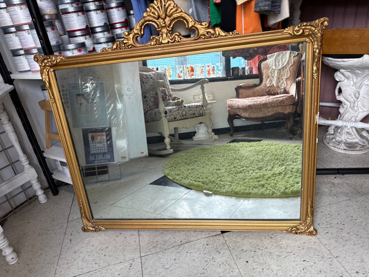 Gold Wood/Glass Decorative ItemMirtor New without tags
