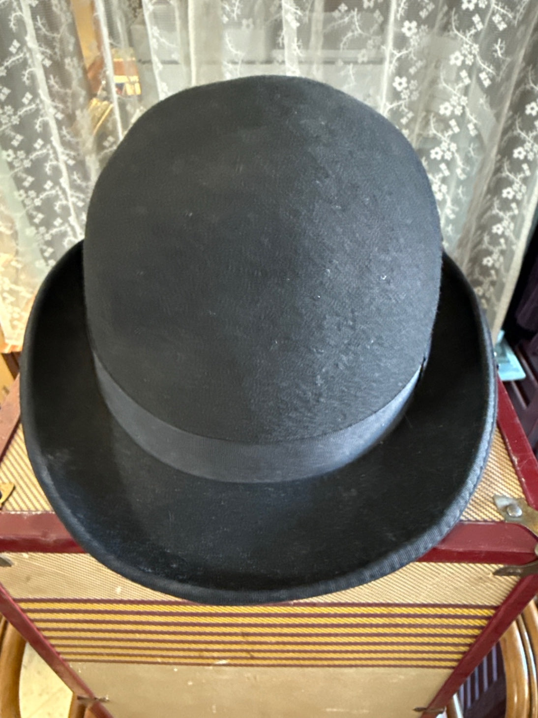 Scala Classico 100% Wool Bowler Hat | Black Derby Hat | Handmade Classic Fedora by Dorfman Pacific