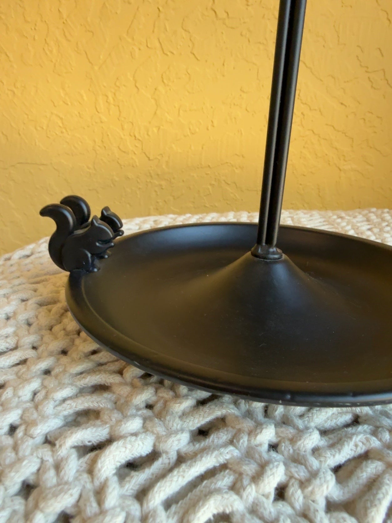 Not for Sale - Umbra LOFT Jewelry Tree by Erika Kovesdi | Modern Black Jewelry Organizer with Squirrel Accents