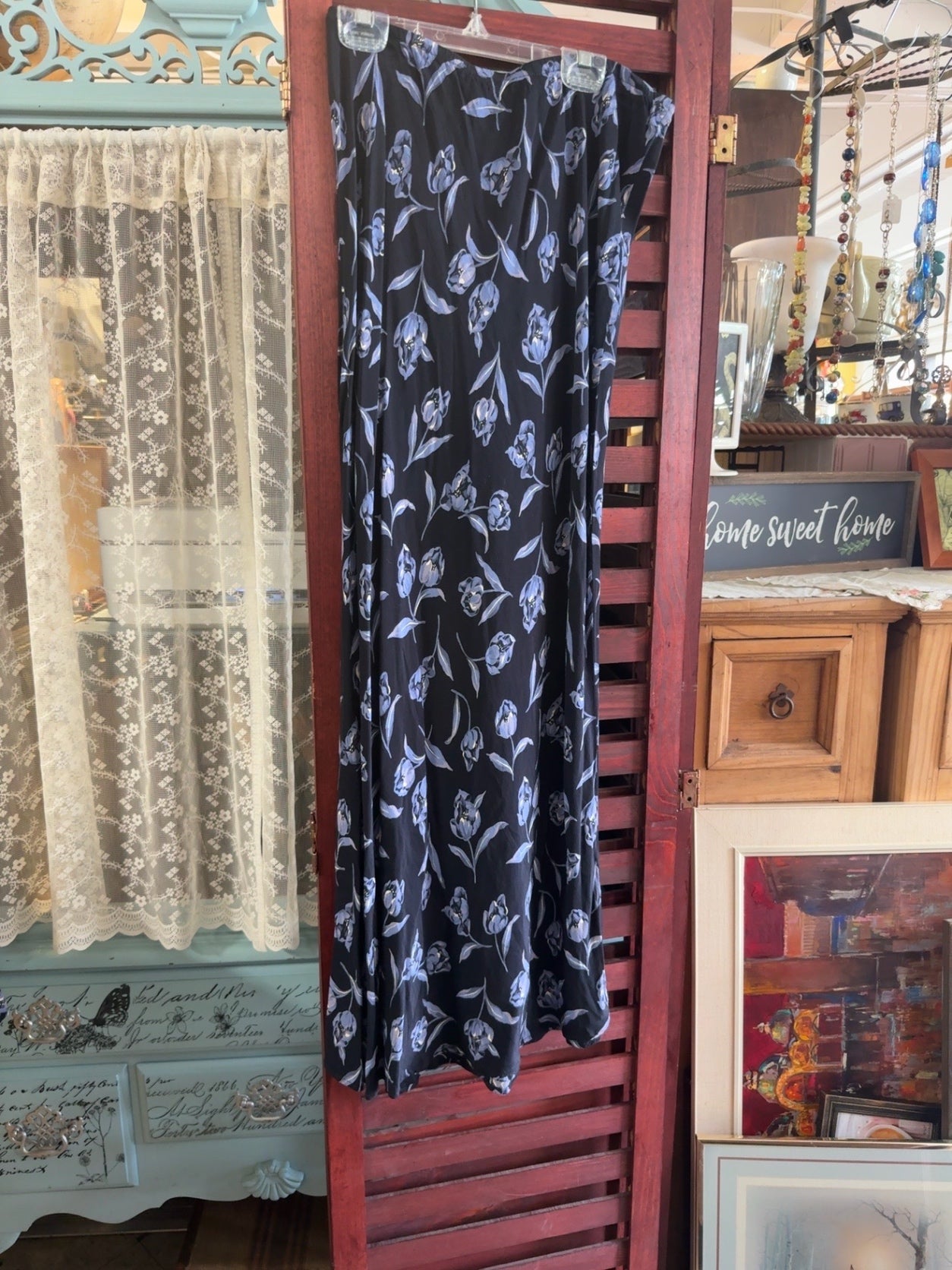 Jones New York Black and blue Lightweight woven fabric 10 Dress New with tags