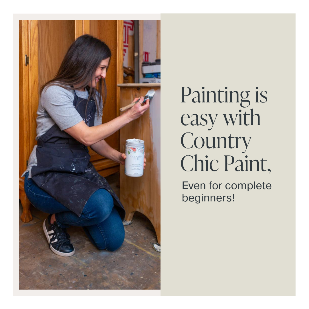 Country Chic Paint - Ethereal Mist - Chalk Style Paint for Furniture & Home Decor: Pint (16 oz)