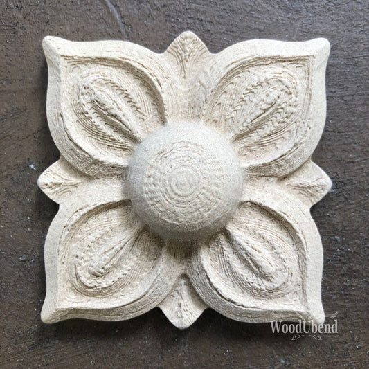WUB2158 Four Petal Centerpiece Pack of Two 2.76″ x 2.76″