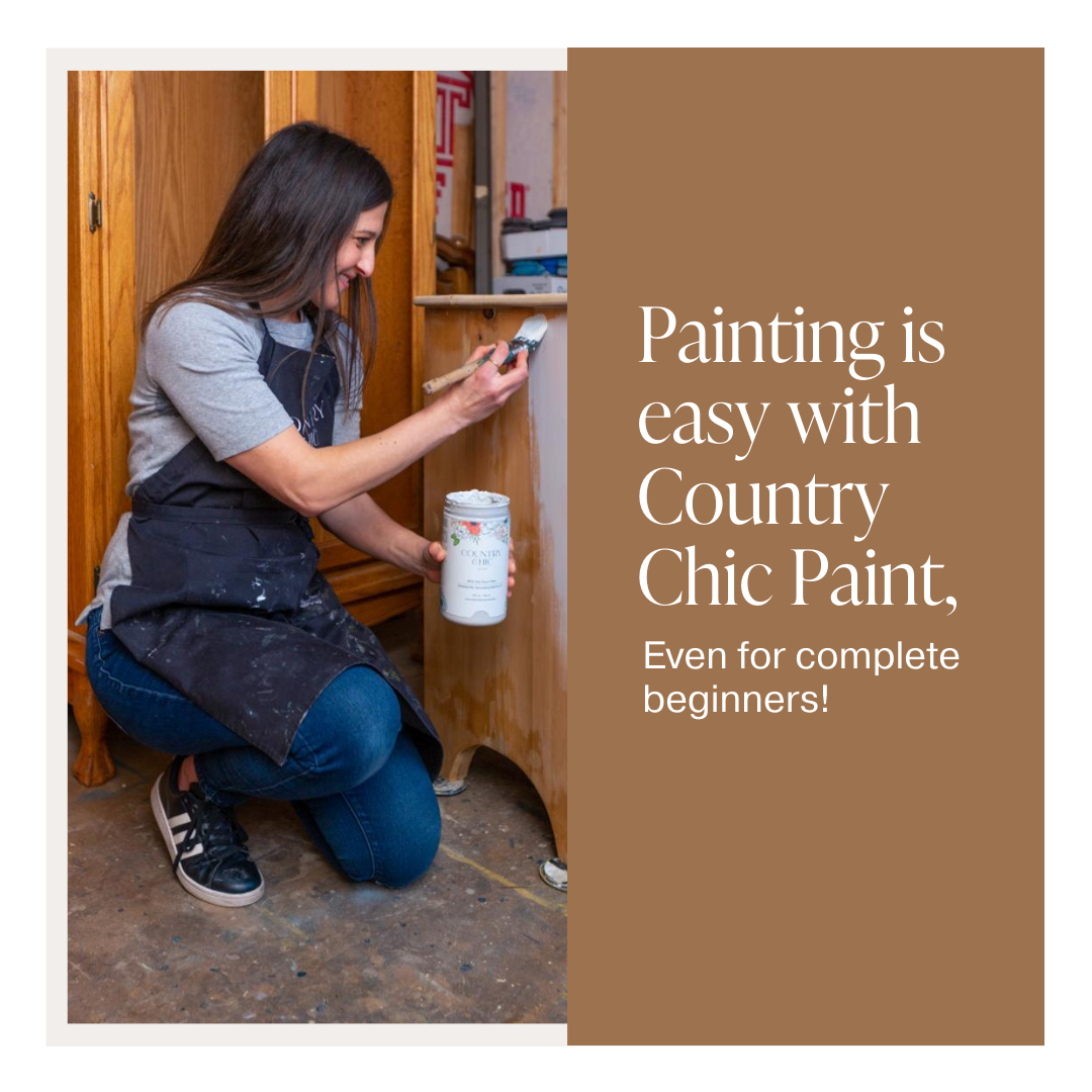 Country Chic Paint - Ancient Ember - Chalk Style Paint for Furniture & Home Decor: Pint (16 oz)