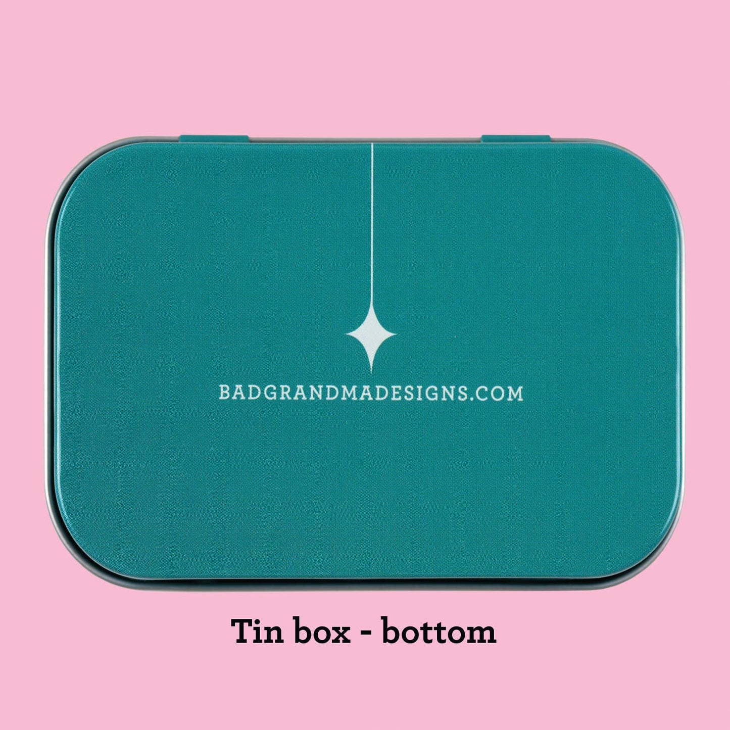 Bad Grandma Designs - Very Important Shit stash tin - purse-size food-safe tin box