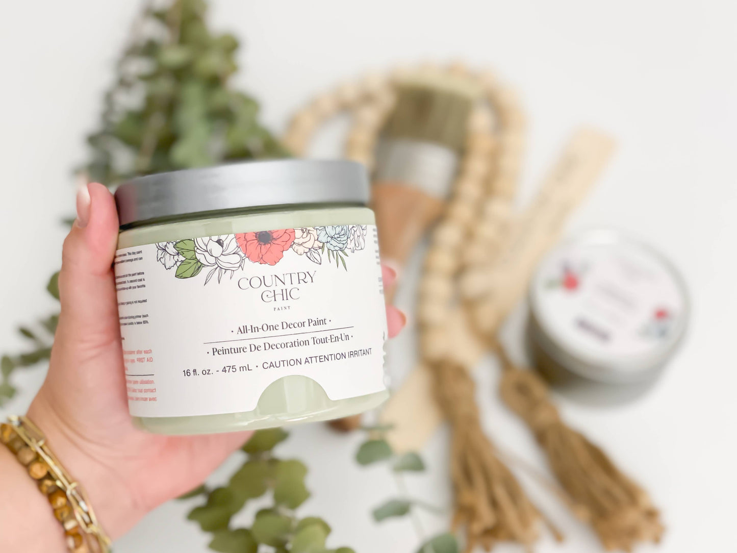 Country Chic Paint - Sage Advice - Chalk Style Paint for Furniture & Home Decor: Small project jar (4 oz)