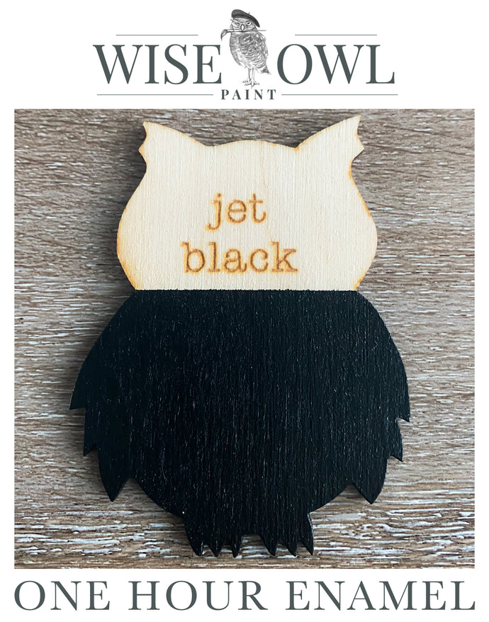 Wise Owl One Hour Enamel Paint - Jet Black