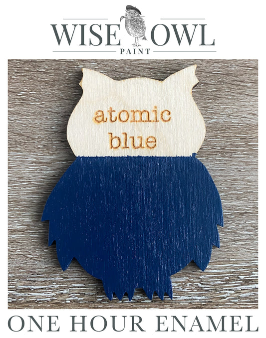 Wise Owl One Hour Enamel Paint - Atomic Blue