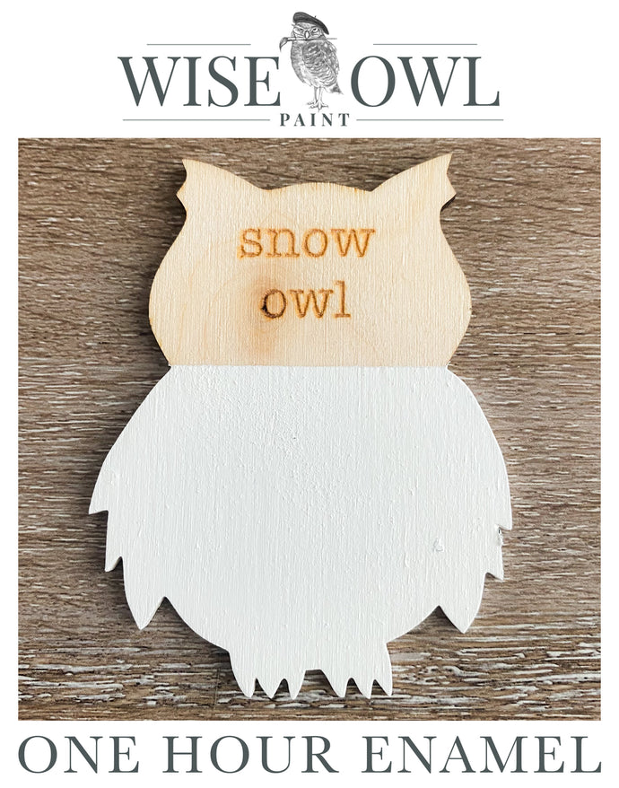 Wise Owl One Hour Enamel Paint - Snow Owl