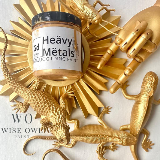 Heavy Metals Metallic Gilding Paint 4oz - Gold Dust