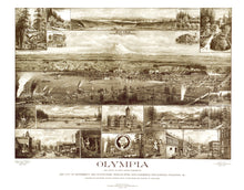 Load image into Gallery viewer, Vintage Map of Olympia, Washington 1903
