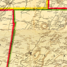 Load image into Gallery viewer, Vintage Map of Washington County, New York 1853
