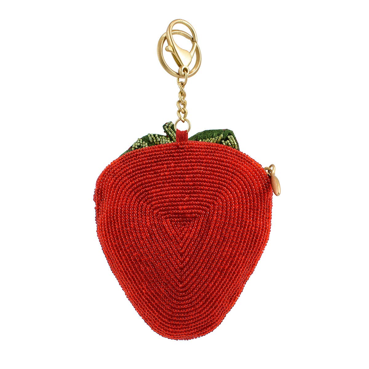 Mary Frances Accessories - Berry Beautiful Strawberry Beaded Coin Purse