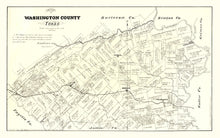 Load image into Gallery viewer, Vintage Map of Washington County, Texas 1879
