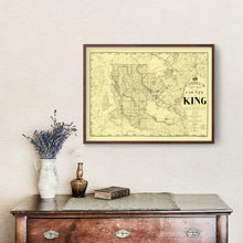 Load image into Gallery viewer, Vintage Map of King County, Washington 1894
