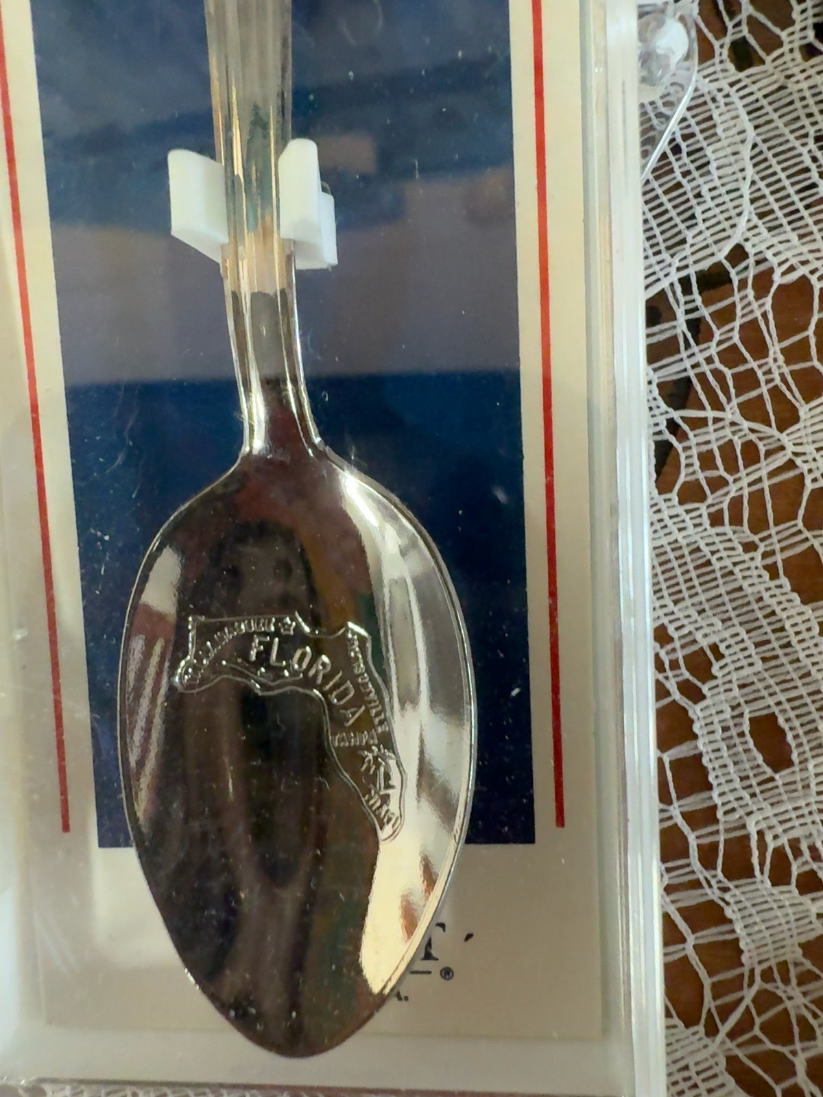 Vintage Florida Aquarium Souvenir Spoon in Original Package – Made in USA