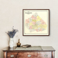 Load image into Gallery viewer, Vintage Map of Washington County, Georgia 1897
