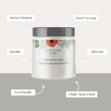 Load image into Gallery viewer, Country Chic Paint - Heavenly - Chalk Style Paint for Furniture &amp; Home Decor
