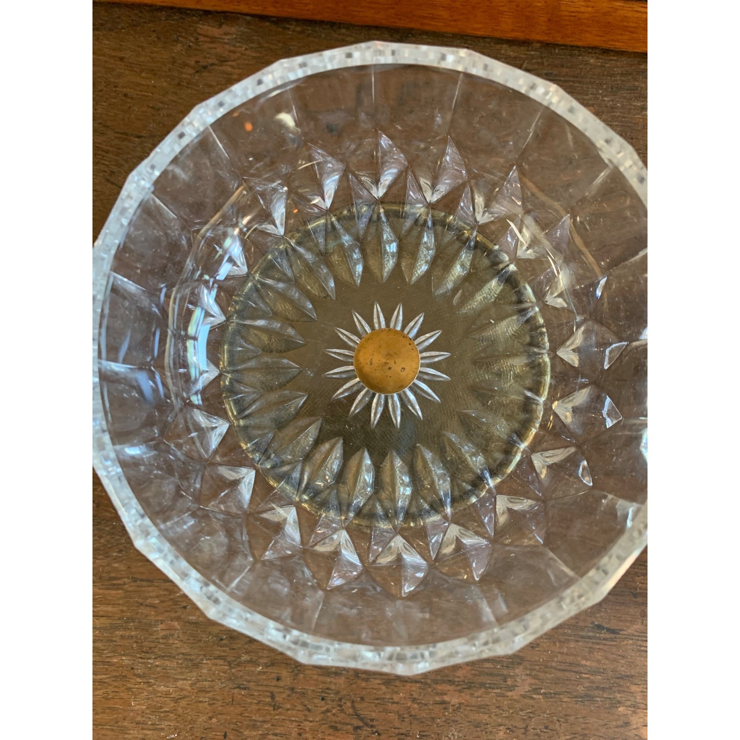 1960’s Crystal Trinket Dish with Pineapple Top