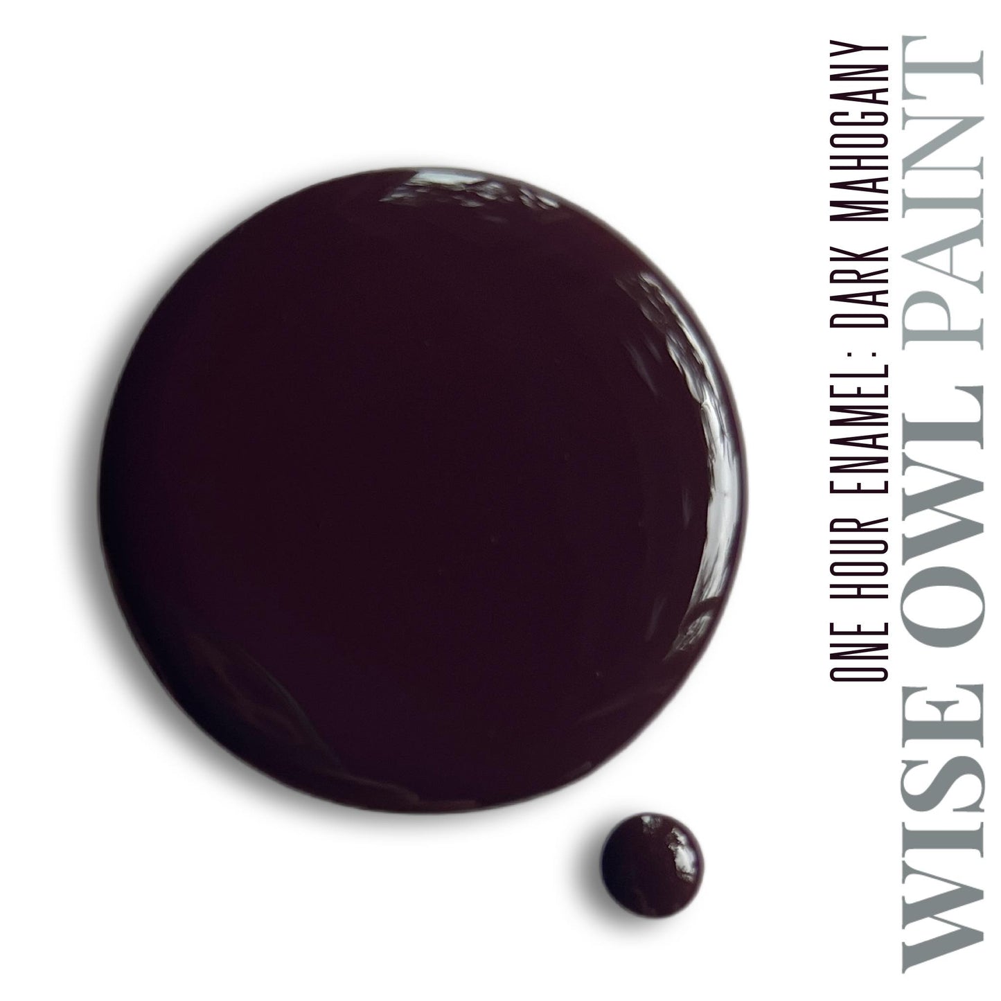 Wise Owl One Hour Enamel Paint - "New" Dark Mahogany