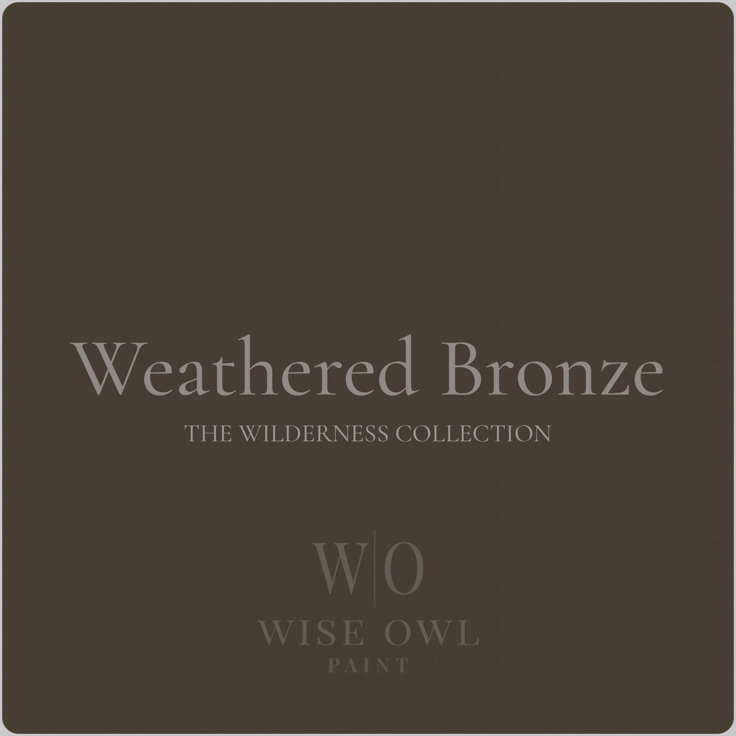 Wise Owl One Hour Enamel Paint - "New" Weathered Bronze
