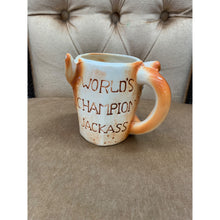 Load image into Gallery viewer, Vintage World Champion Jackass Mug From Japan
