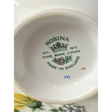 Load image into Gallery viewer, Rosina Fine in China Teacup and Saucer Made in England Floral Design
