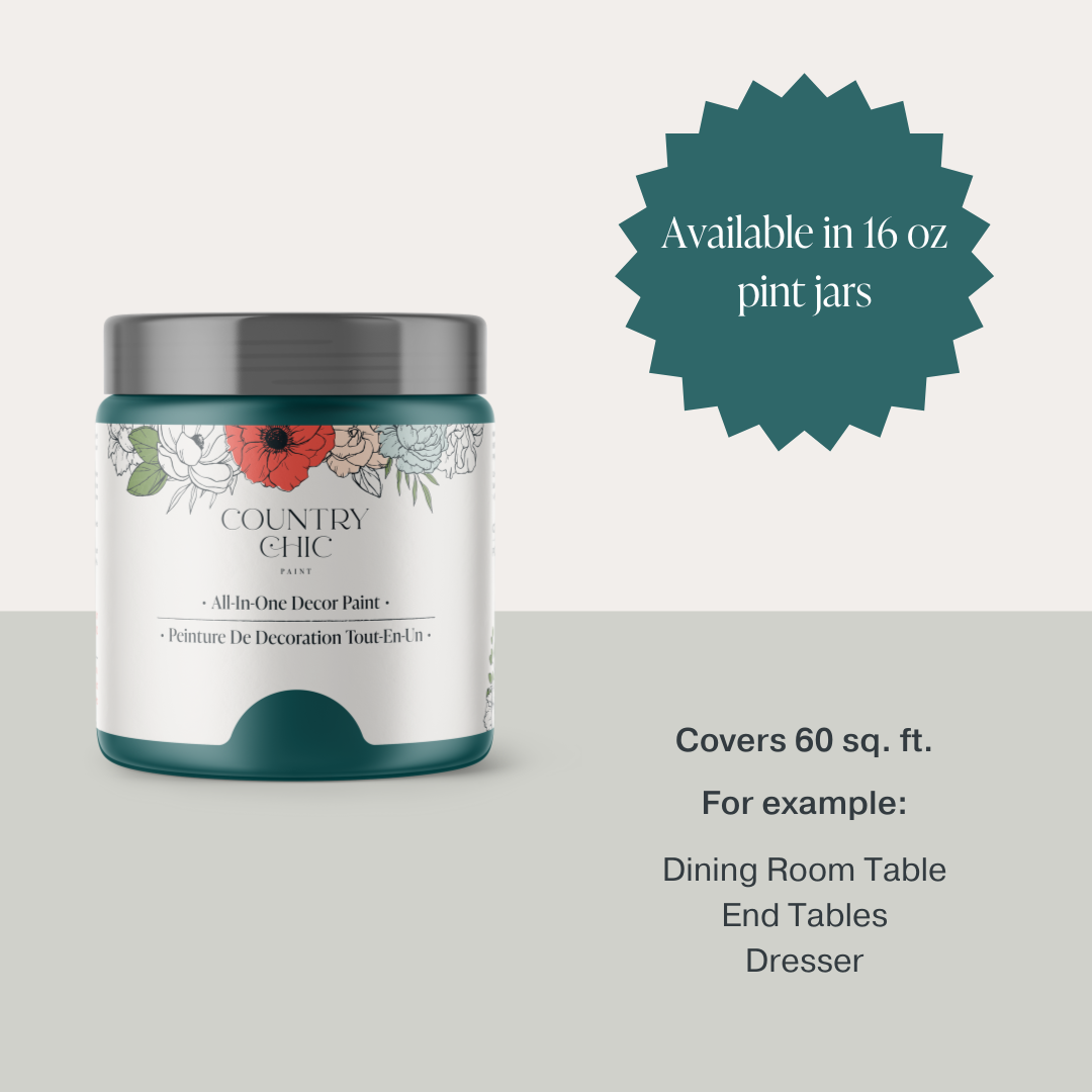 Country Chic Paint - Aurora - Chalk Style Paint for Furniture & Home Decor: Pint (16 oz)