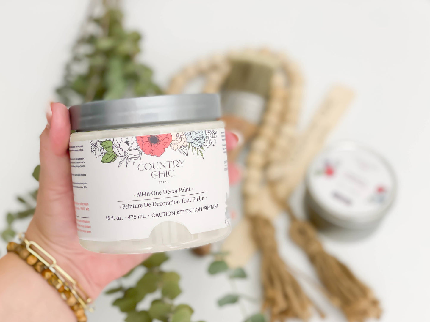 Country Chic Paint - Ethereal Mist - Chalk Style Paint for Furniture & Home Decor: Pint (16 oz)