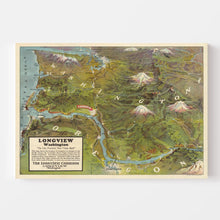 Load image into Gallery viewer, Vintage Map of Seattle, Washington 1923
