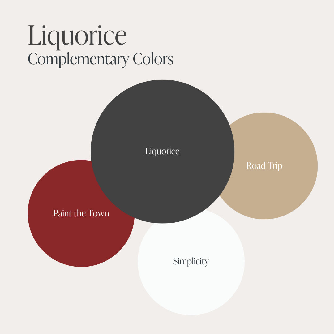 Country Chic Paint - Liquorice - Chalk Style Paint for Furniture & Home Decor: Small project jar (4 oz)