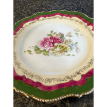 Load image into Gallery viewer, Saxe Altenburg Germany Antique Floral 7-1/2” Plate Adorned with Roses and Gold
