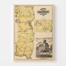 Load image into Gallery viewer, Vintage Map of Washington County, Minnesota 1874
