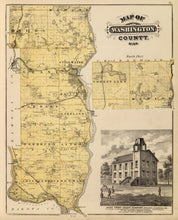 Load image into Gallery viewer, Vintage Map of Washington County, Minnesota 1874
