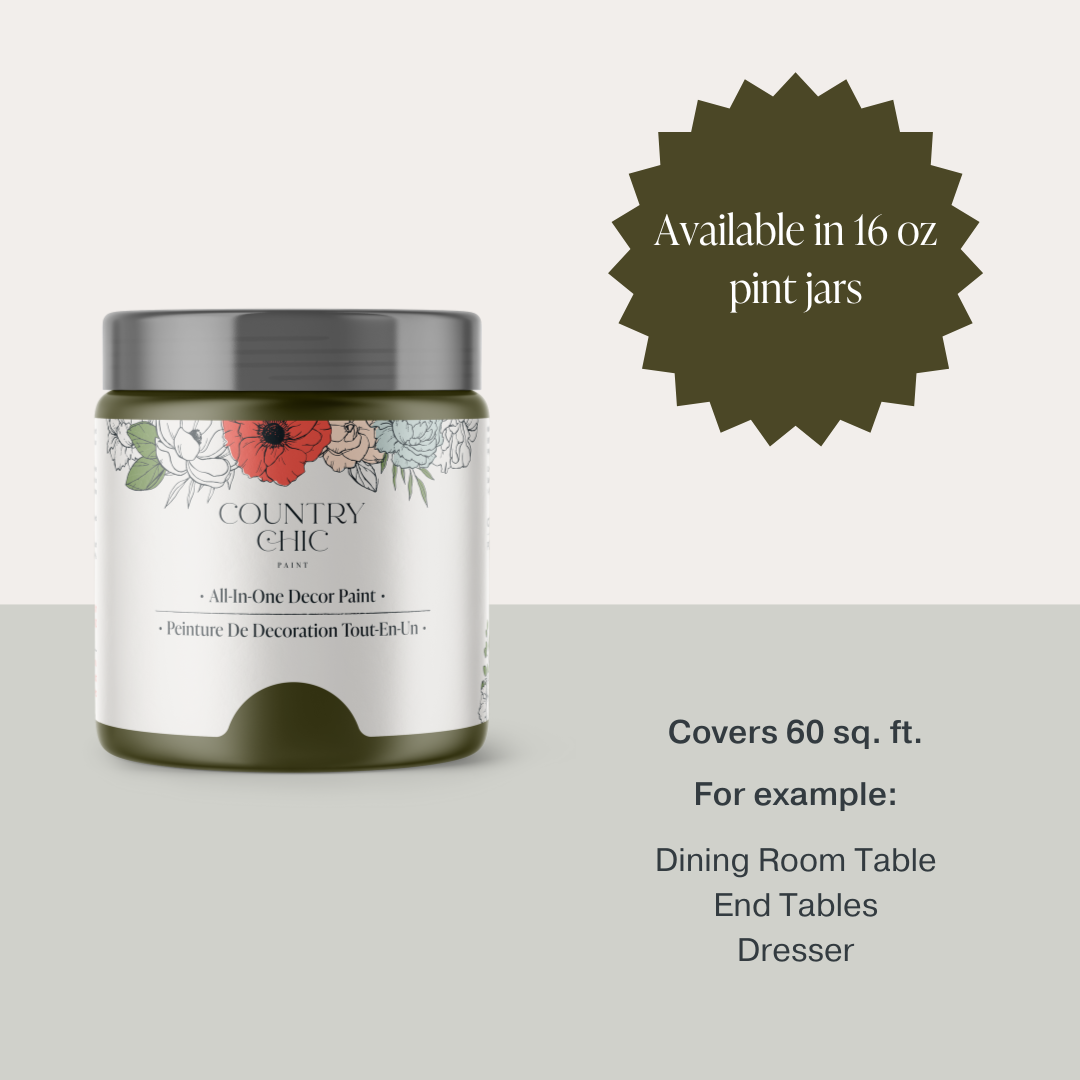 Country Chic Paint - Neverland - Chalk Style Paint for Furniture & Home Decor: Pint (16 oz)