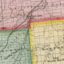 Load image into Gallery viewer, Vintage Map of Washington County, New York 1840
