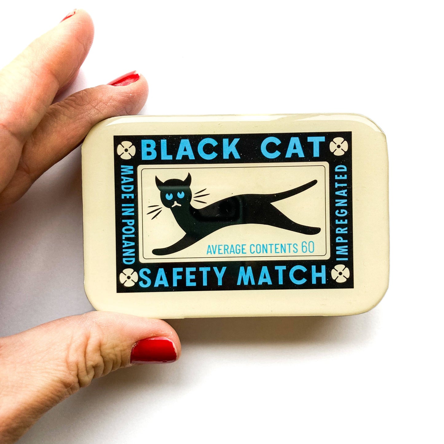 Firefly Notes - Black cat notions tin: Small