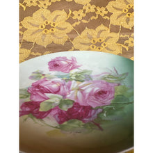 Load image into Gallery viewer, Antique Z. S. &amp; C. Bavarian German Antique Pink Rose Pattered 6” Plate
