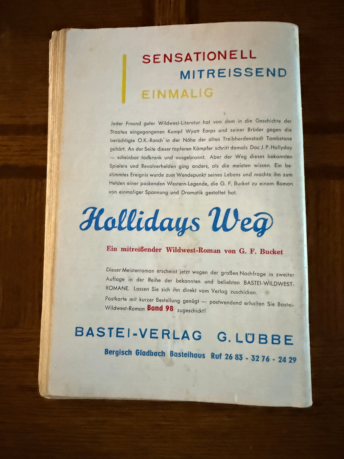 Vintage Bastei Heimat-Roman Band 75 Die Berghexe André Mairock