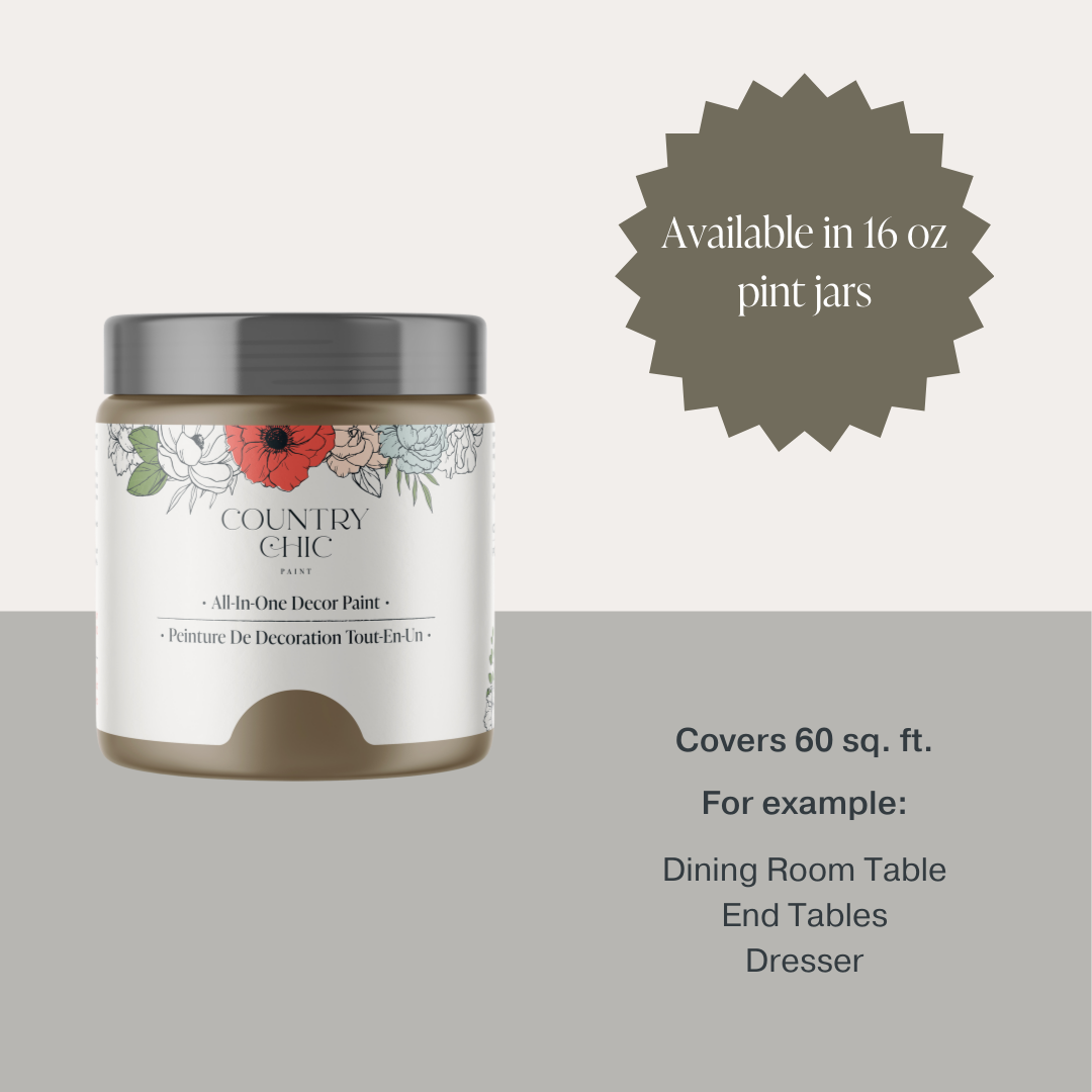 Country Chic Paint - Hearthwood - Chalk Style Paint for Furniture & Home Decor