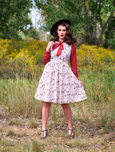Load image into Gallery viewer, Butterfly Vintage Dress in Cream
