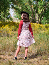Load image into Gallery viewer, Butterfly Vintage Dress in Cream
