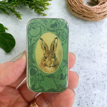 Load image into Gallery viewer, Firefly Notes - Bunny notions tin, stitch marker tin: Small
