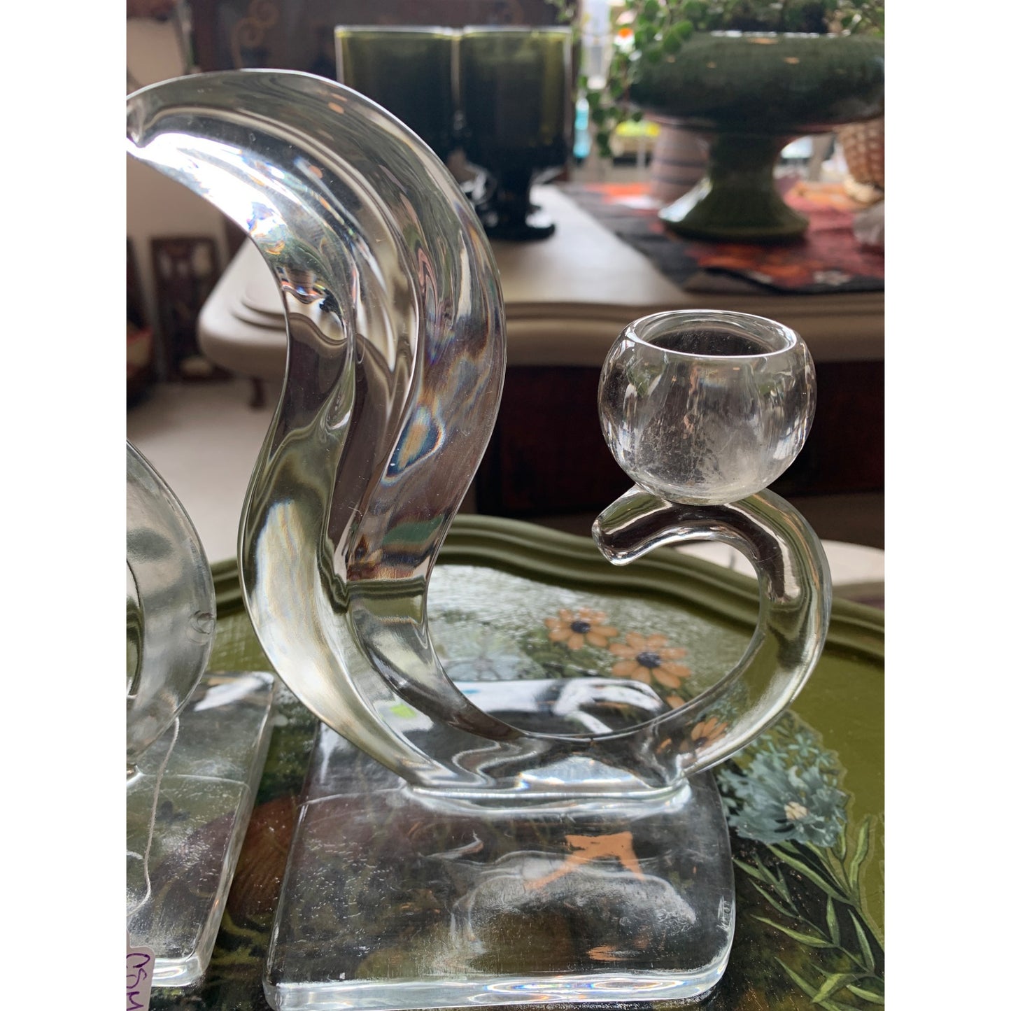 Vintage Martinsville Squirrel Candle Holders Set of 2