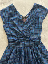 Load image into Gallery viewer, Blue Plaid Greta Dress
