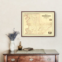 Load image into Gallery viewer, Vintage Map of Washington County, Mississippi 1871
