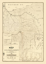Load image into Gallery viewer, Vintage Map of Columbia County, Washington 1900

