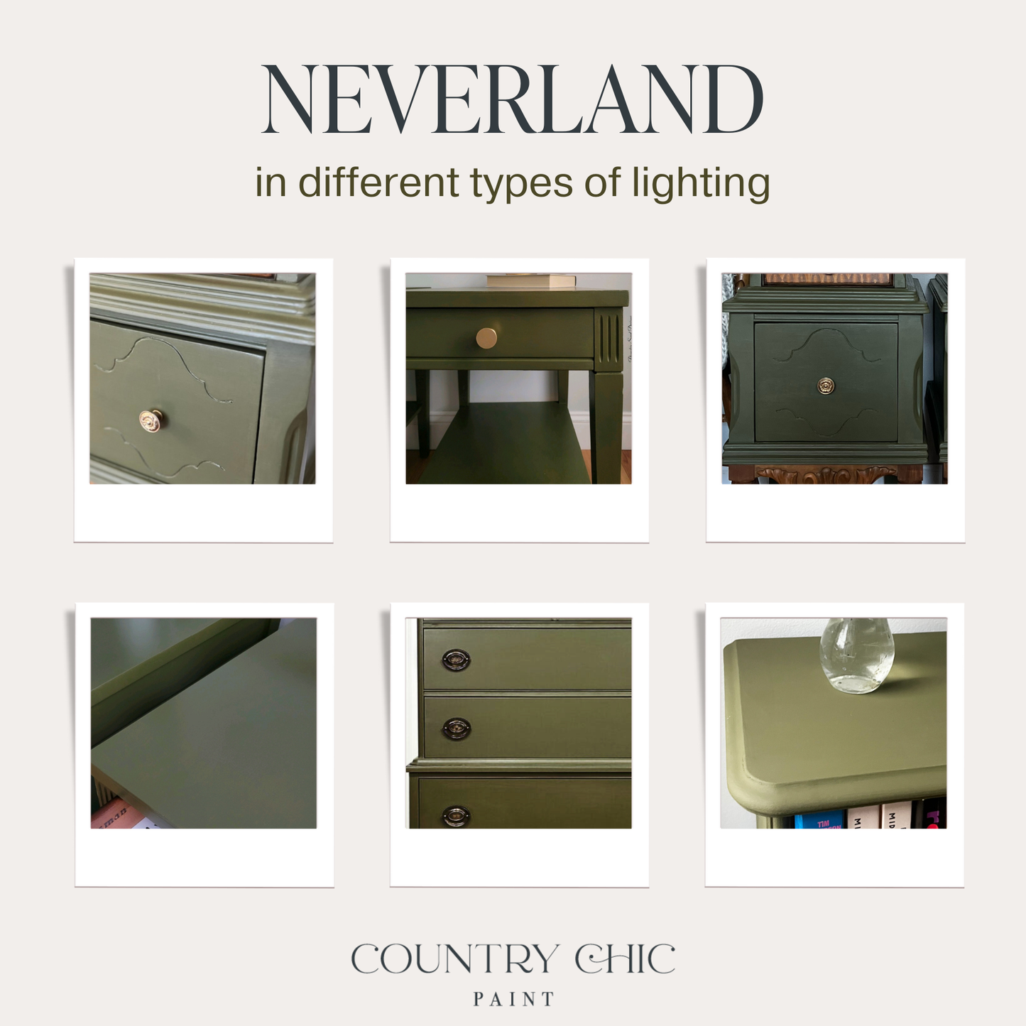 Country Chic Paint - Neverland - Chalk Style Paint for Furniture & Home Decor: Pint (16 oz)