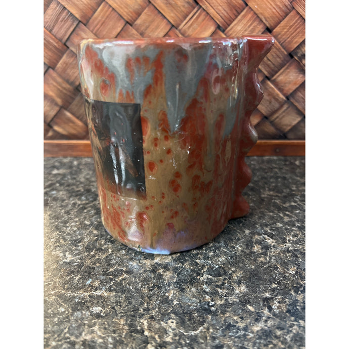 Vintage Studio Art Ceramic Coffee Mug wit Horses