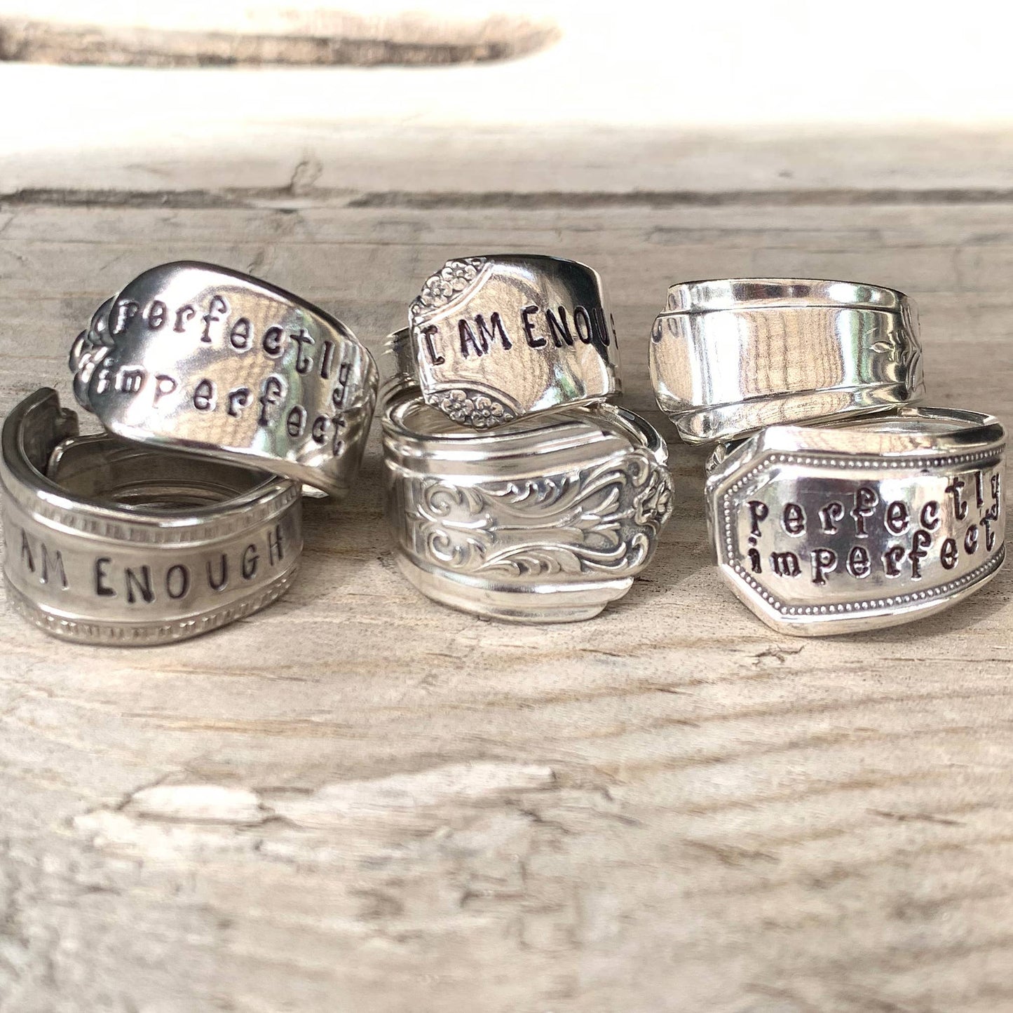 Pumpernickel and Wry - Spoon Rings: Blank Rings (not stamped)