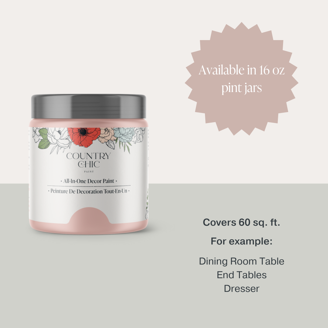 Country Chic Paint - Enchanted - Chalk Style Paint for Furniture & Home Decor: Pint (16 oz)